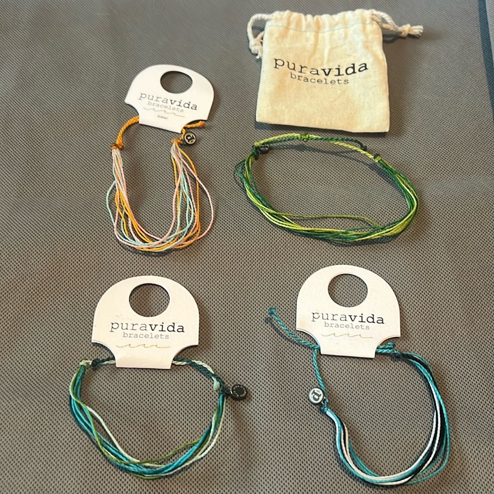 Pura Vida assorted bracelets